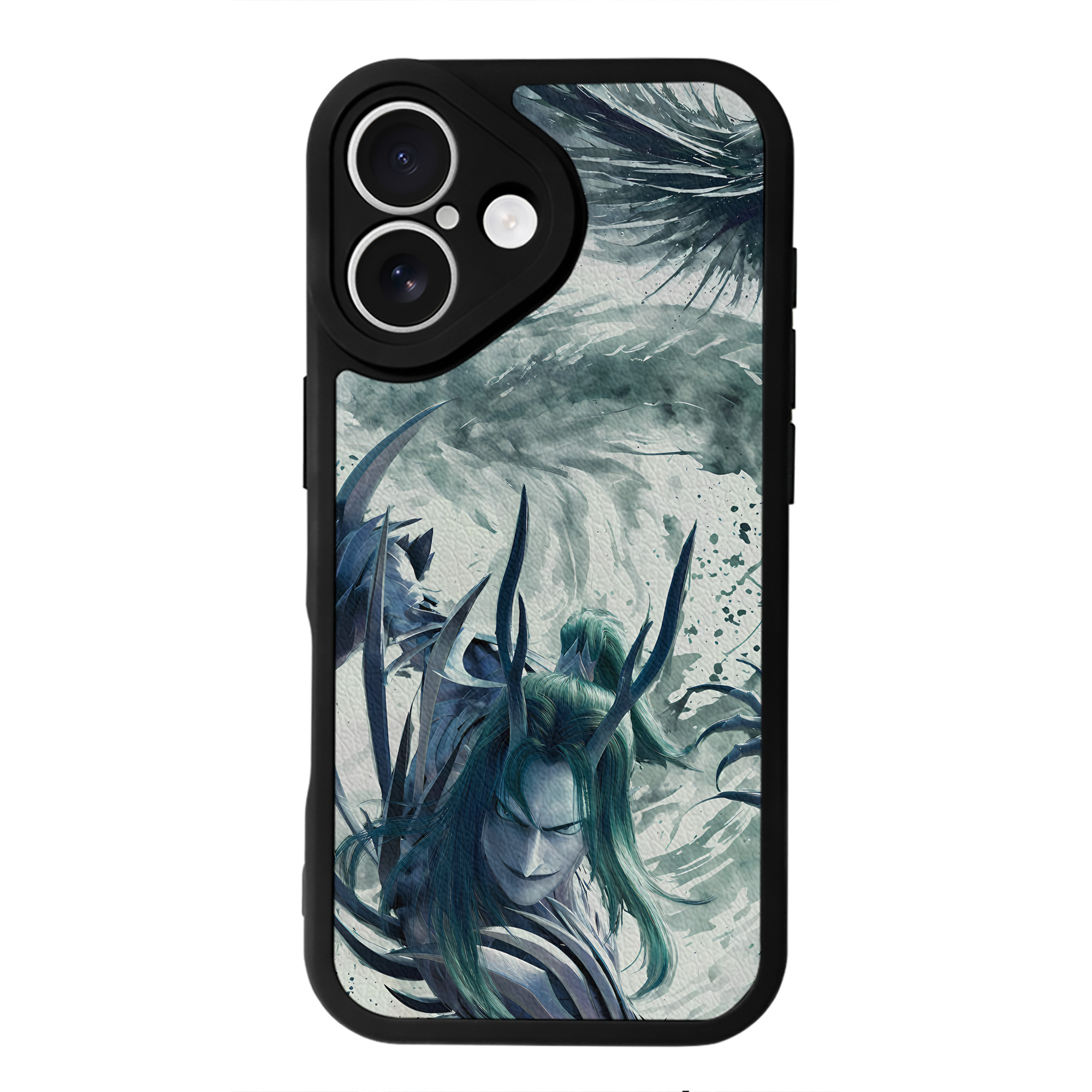 （画像用） Ne Zha 2 ナタ 魔童の大暴れ 【iPhone 16シリーズ対応】シリコンスマホケース（レザー調） 材質：シリコン